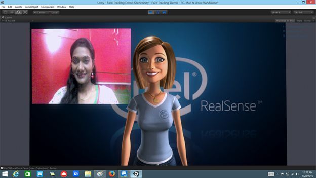 3D avatar by pressing